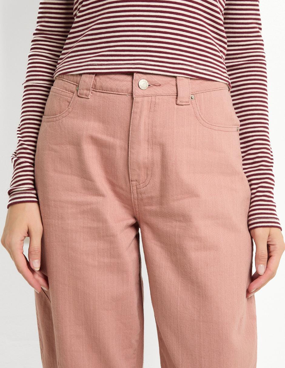 Jeans relaxed straight para mujer 4
