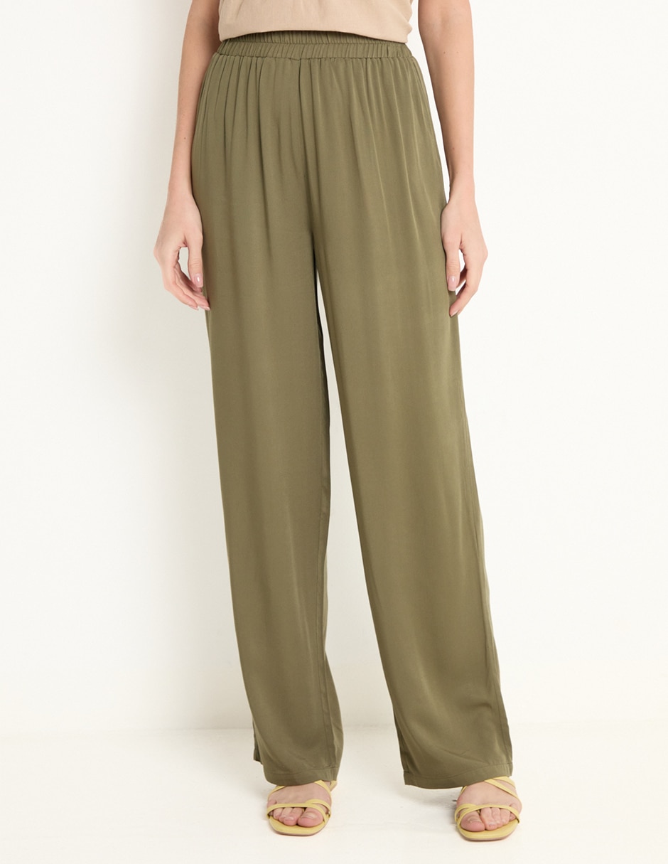 Pantalón relaxed straight para mujer