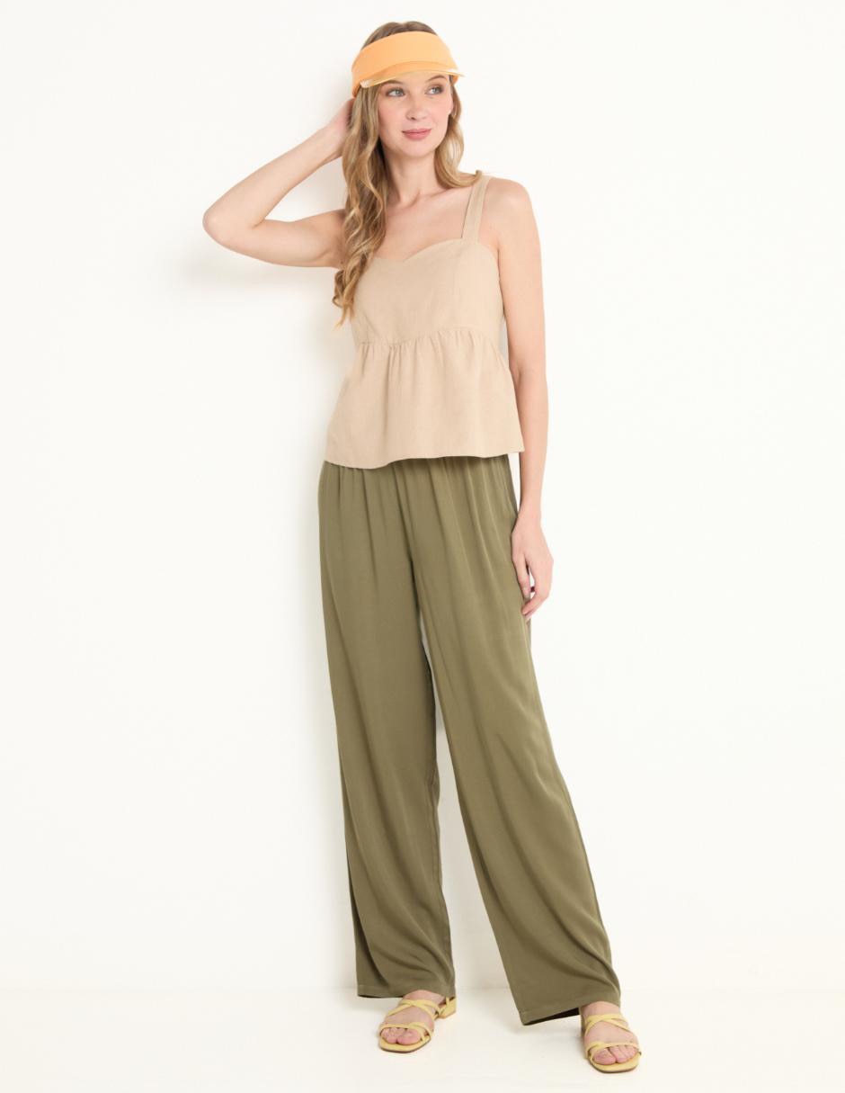 Pantalón relaxed straight para mujer 3