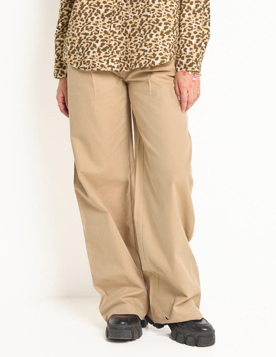 Pantalón chino straight para mujer Pantalón chino straight para mujer