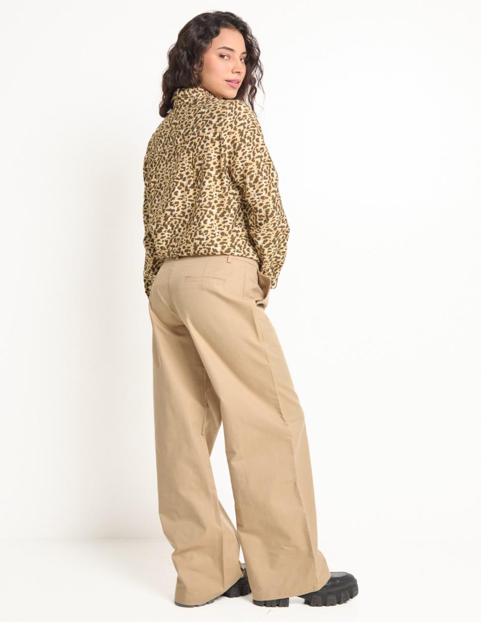 Pantalón chino straight para mujer 2