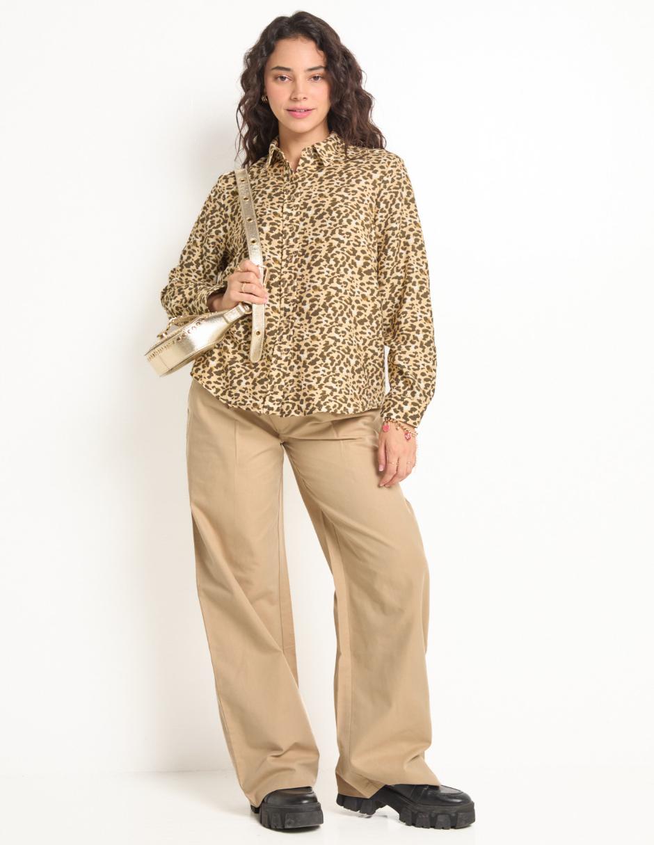 Pantalón chino straight para mujer 3