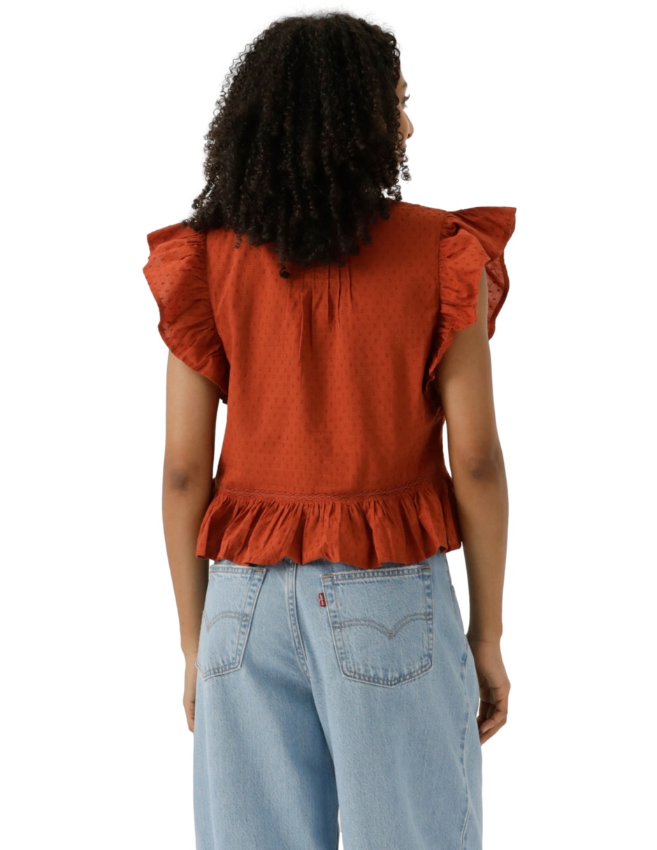 Blusa manga corta para mujer 2