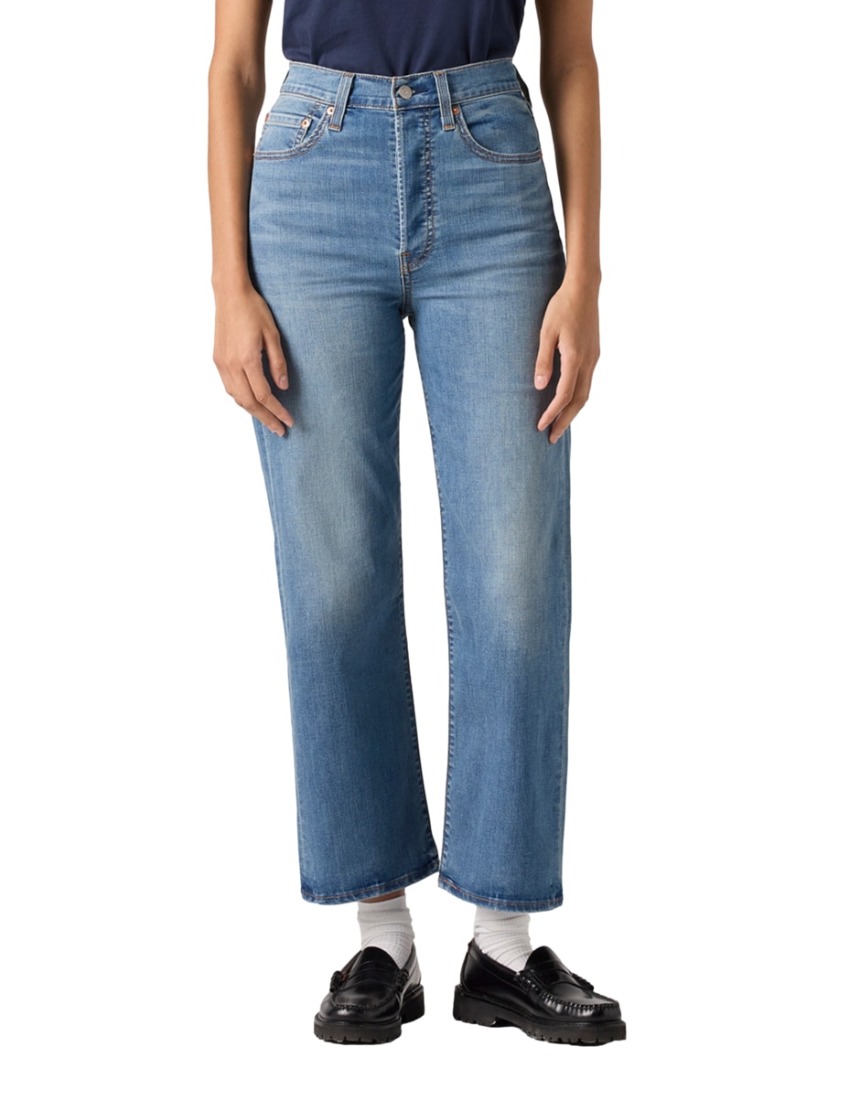 Jeans straight Levi's corte cintura alta para mujer