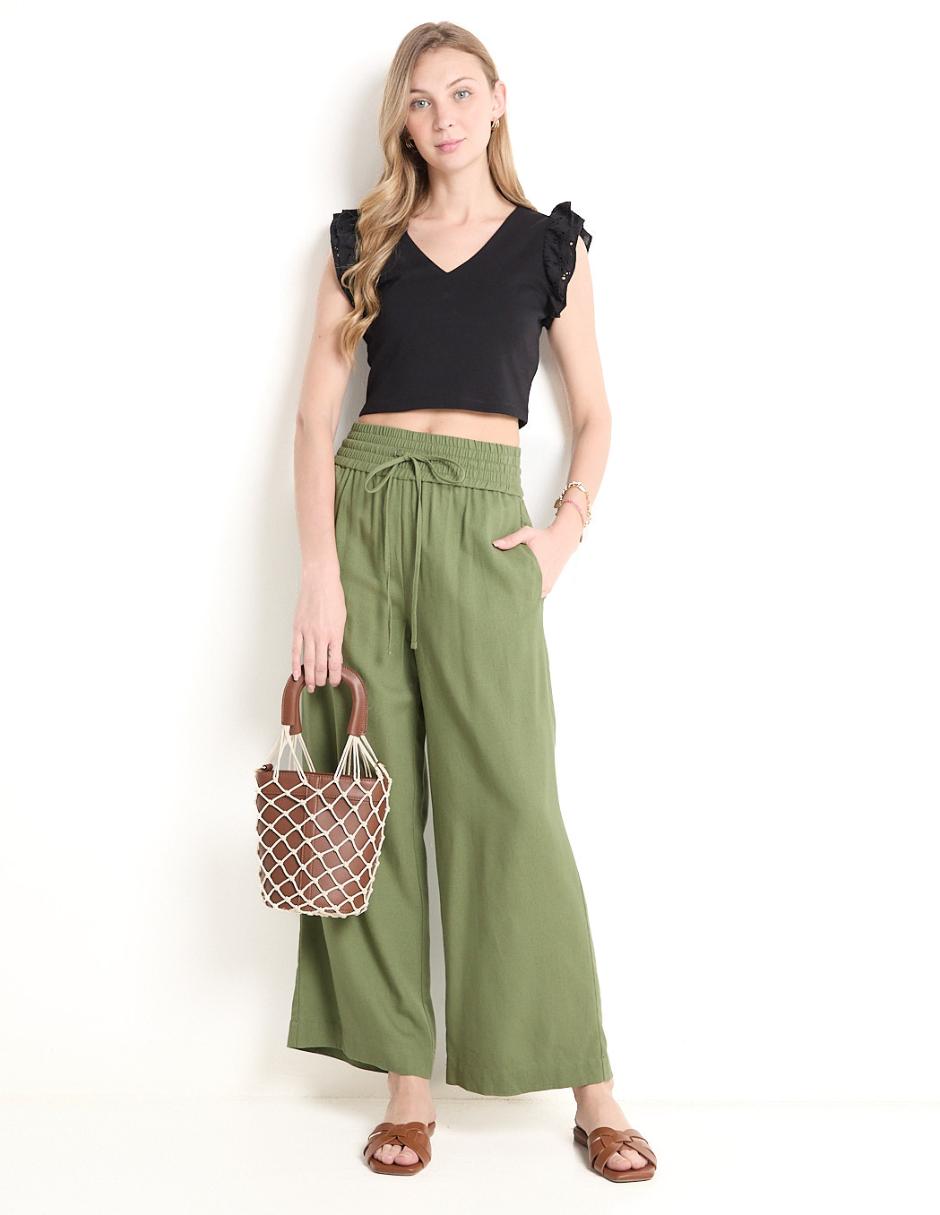 Pantalón relaxed amplio para mujer 3