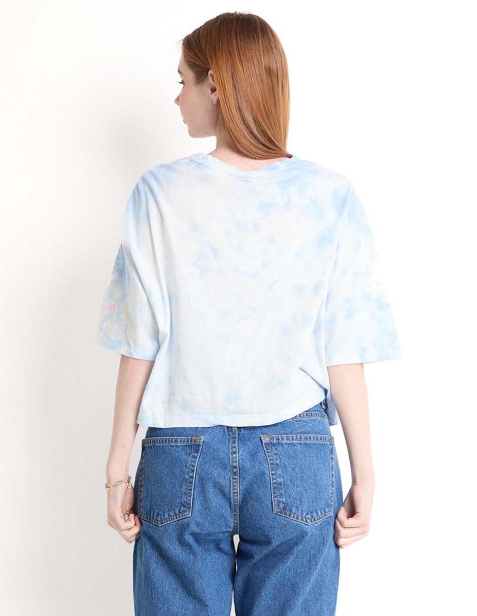 Playera manga corta Cenicienta cuello redondo para mujer 2