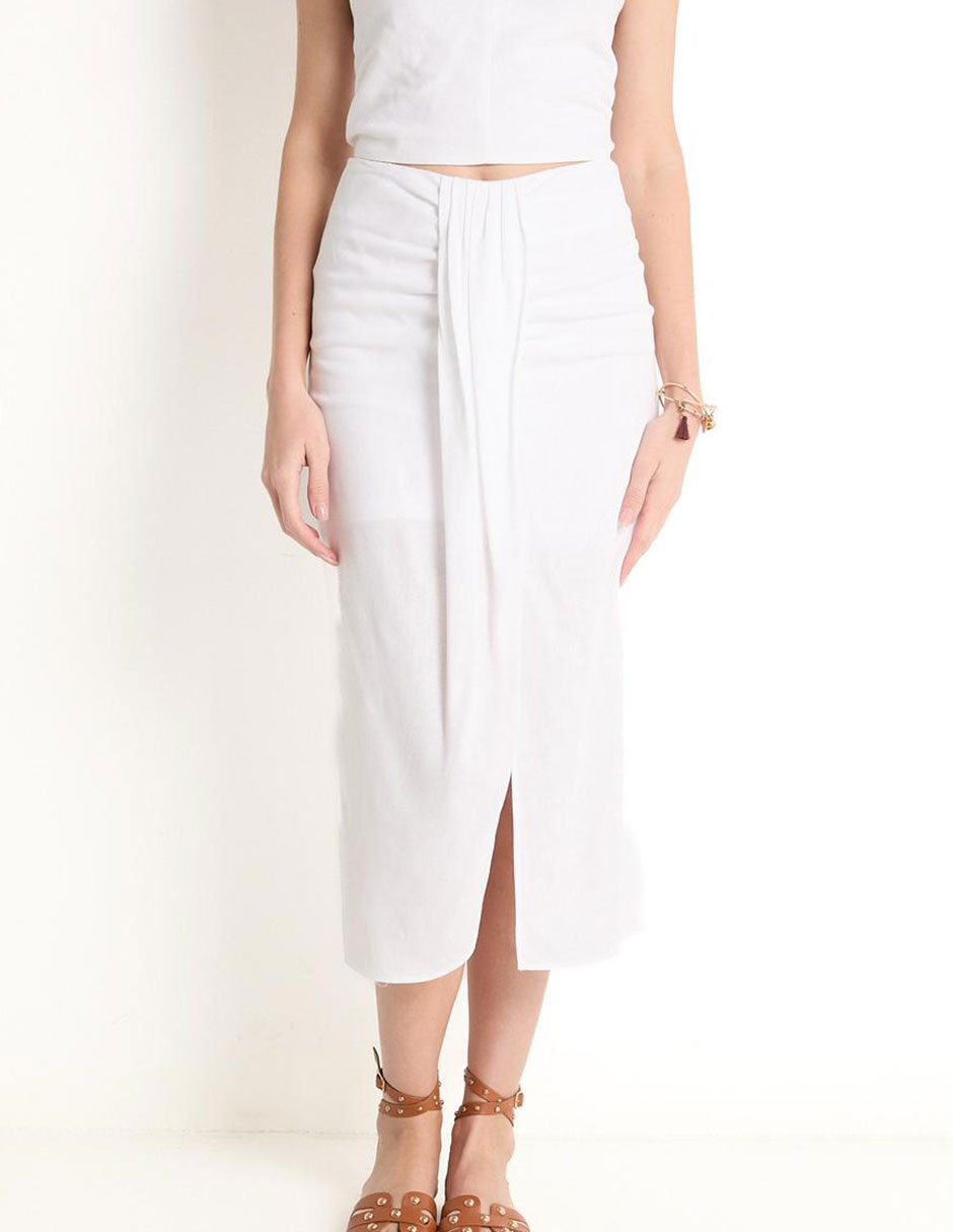 Falda Midi Lob Ropa En Linea LOB Mujer Vestido Midi LOB Juvenil