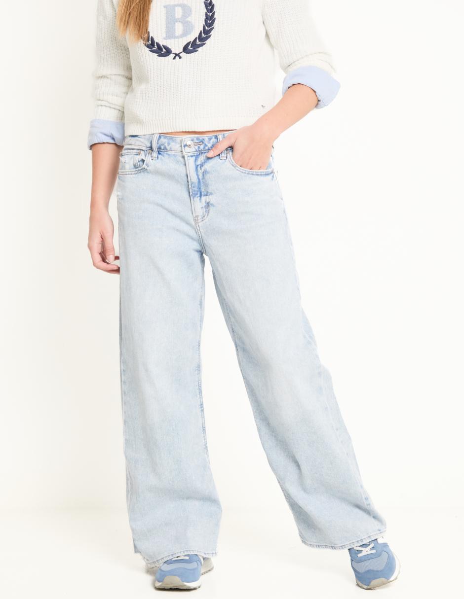 Jeans baggy American Eagle corte cintura para mujer