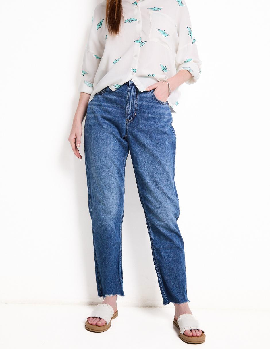 Jeans mom American Eagle corte cintura para mujer Venta Especial