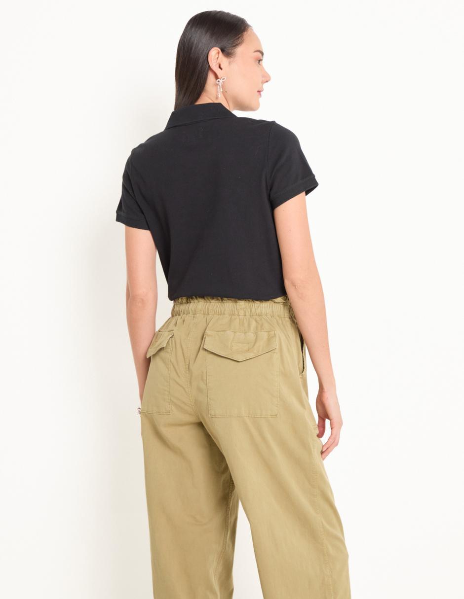 Playera tipo polo para mujer 2