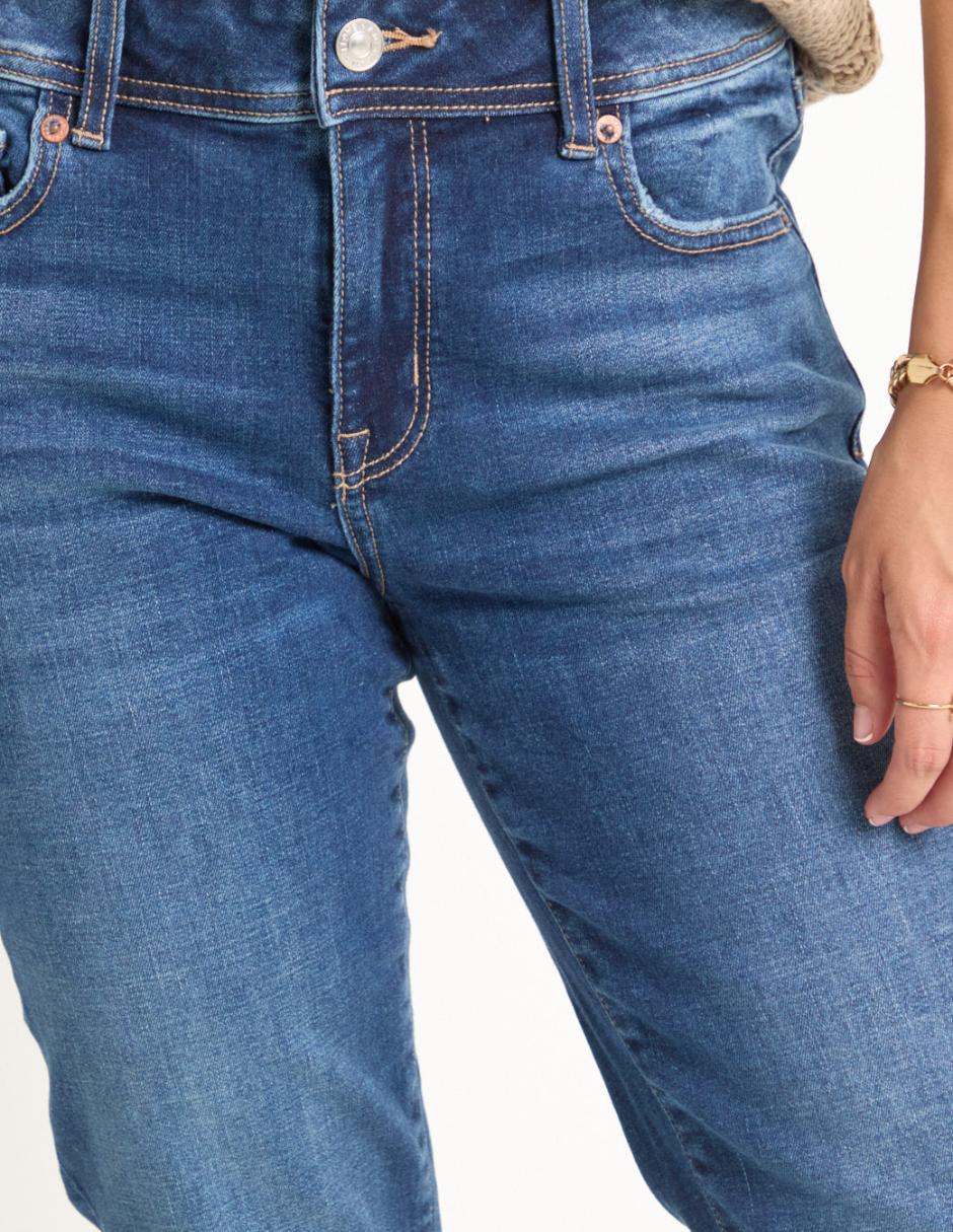 Jeans straight para mujer 7