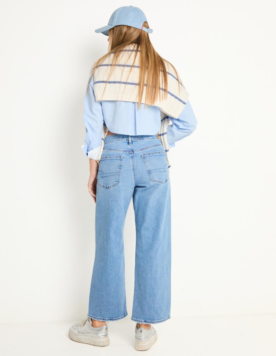 Jeans straight para mujer 2