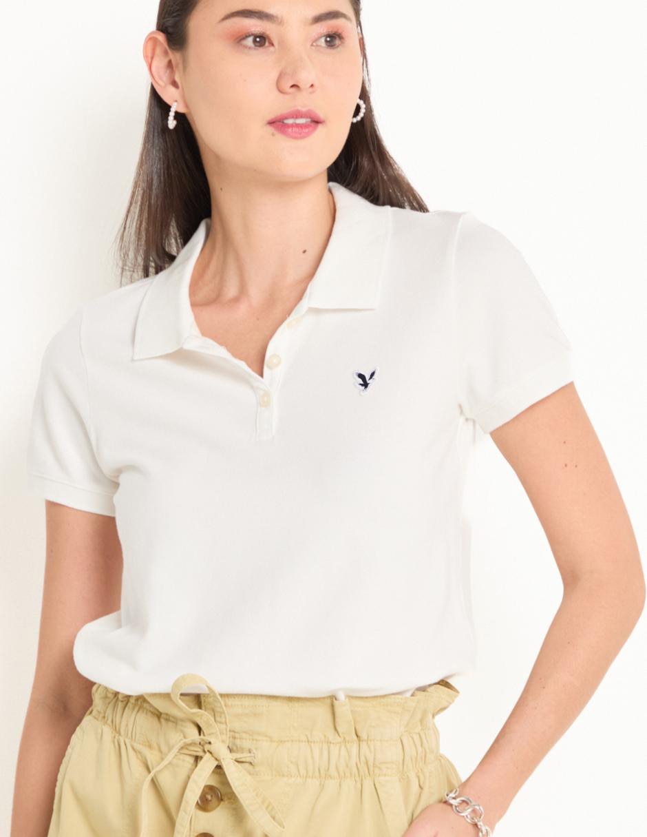 Playera tipo polo para mujer 4