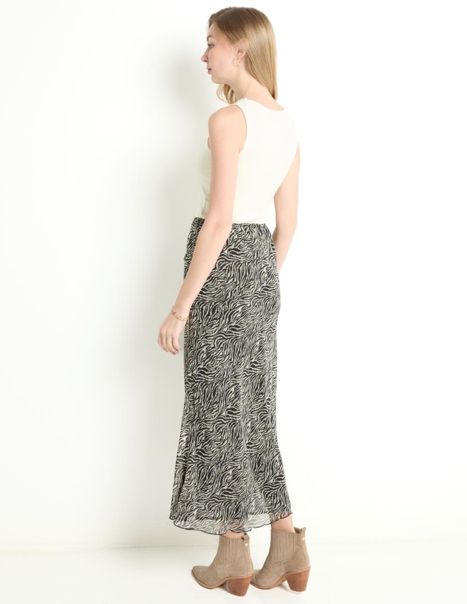 Falda crop a la cintura 2