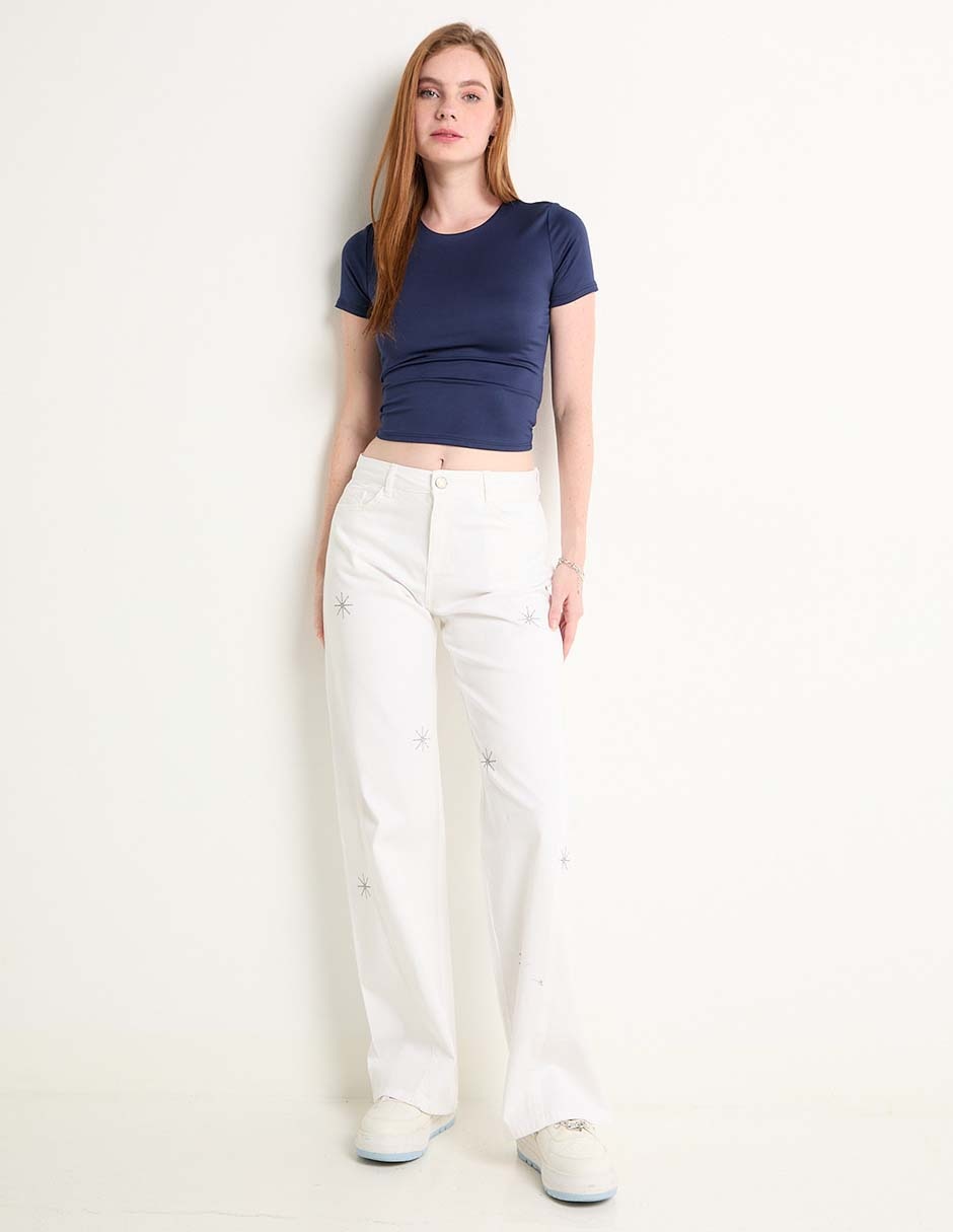 Pantalón amplio para mujer 3