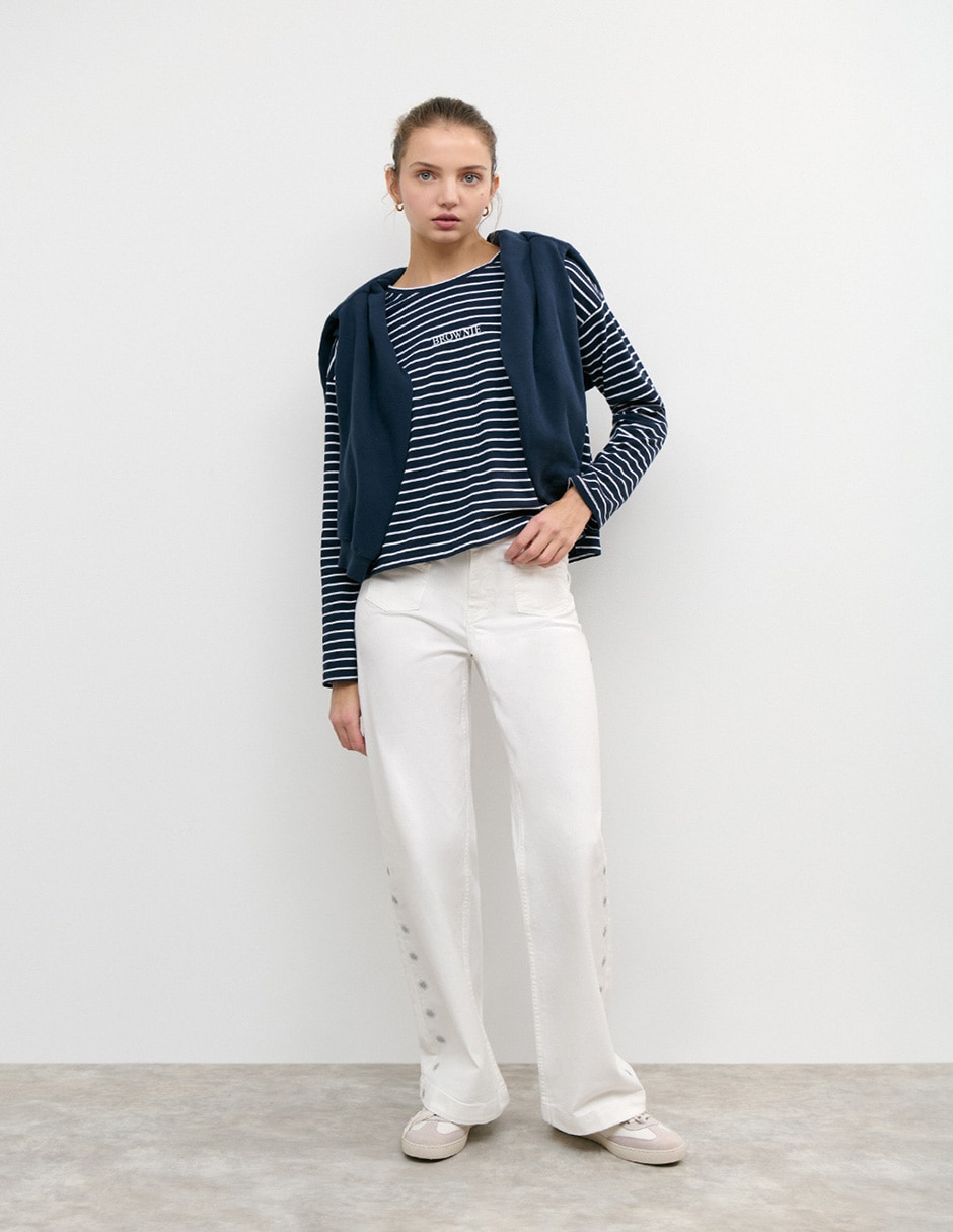 Pantalón regular para mujer