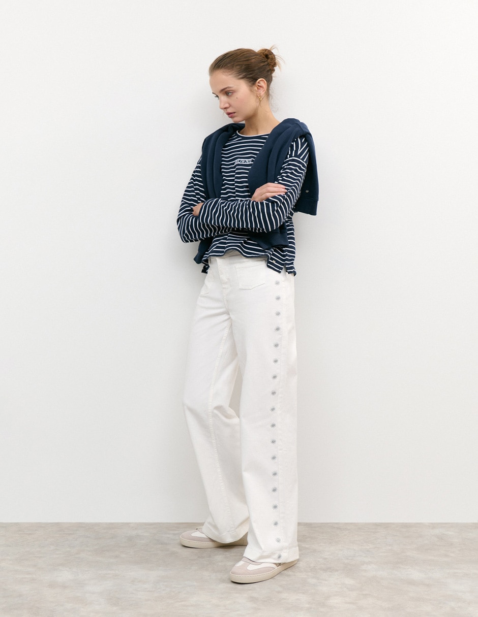 Pantalón regular para mujer 4