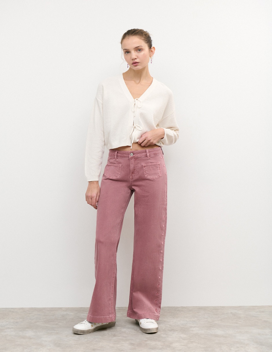 Pantalón regular para mujer