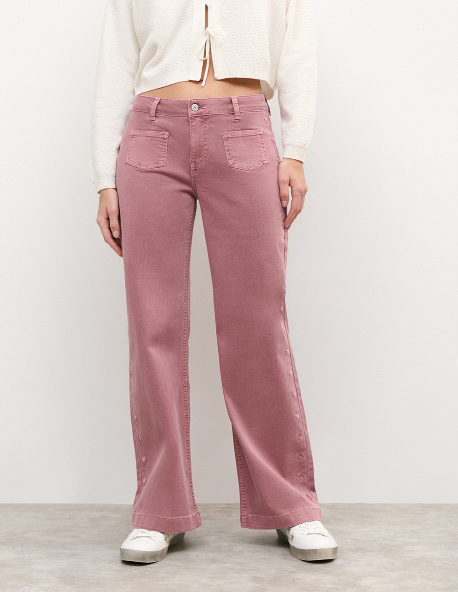 Pantalón regular para mujer 4