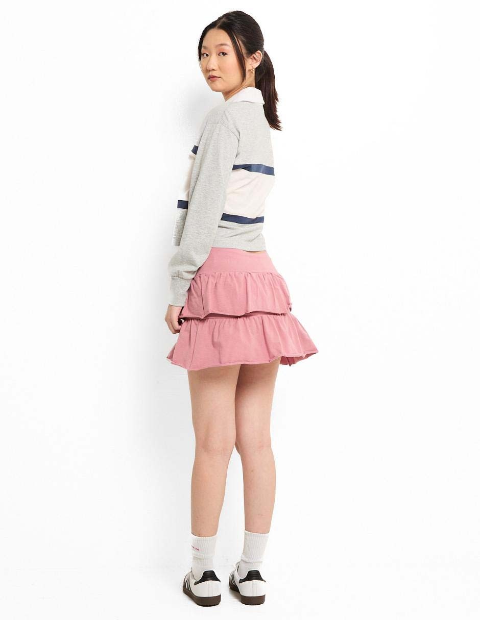 Falda short mini a la cintura 2