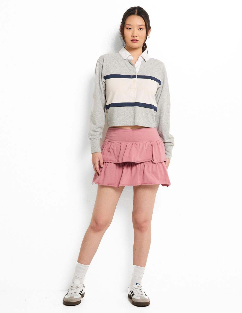 Falda short mini a la cintura 3