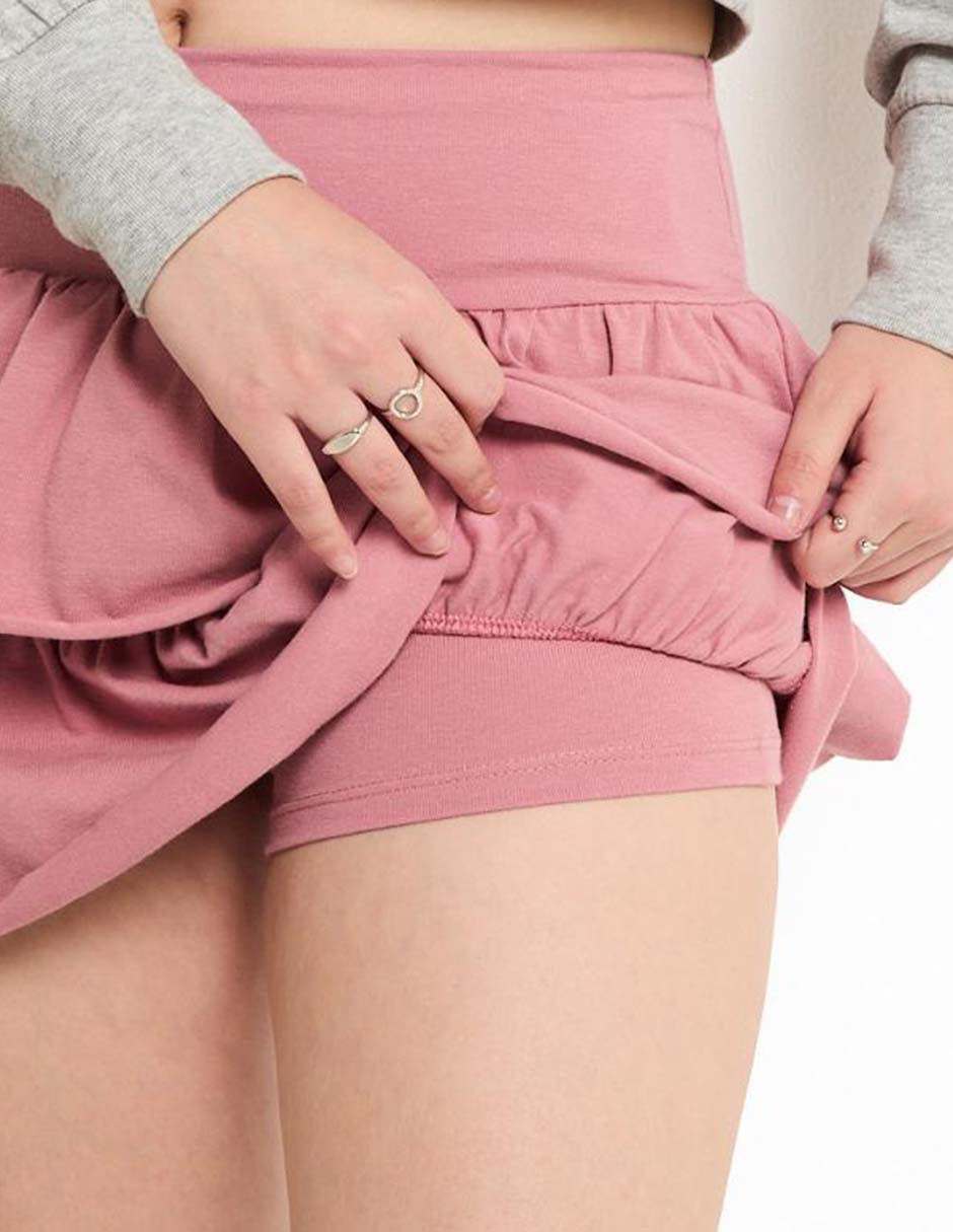 Falda short mini a la cintura 5