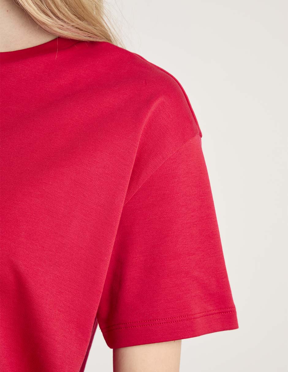 PLAYERA 365 ESSENTIAL ES540-0, M, ROJO