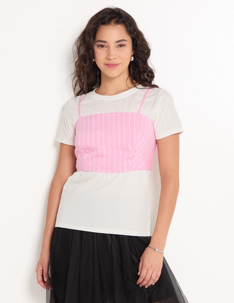 Top escote cuadrado tirante ajustable 3