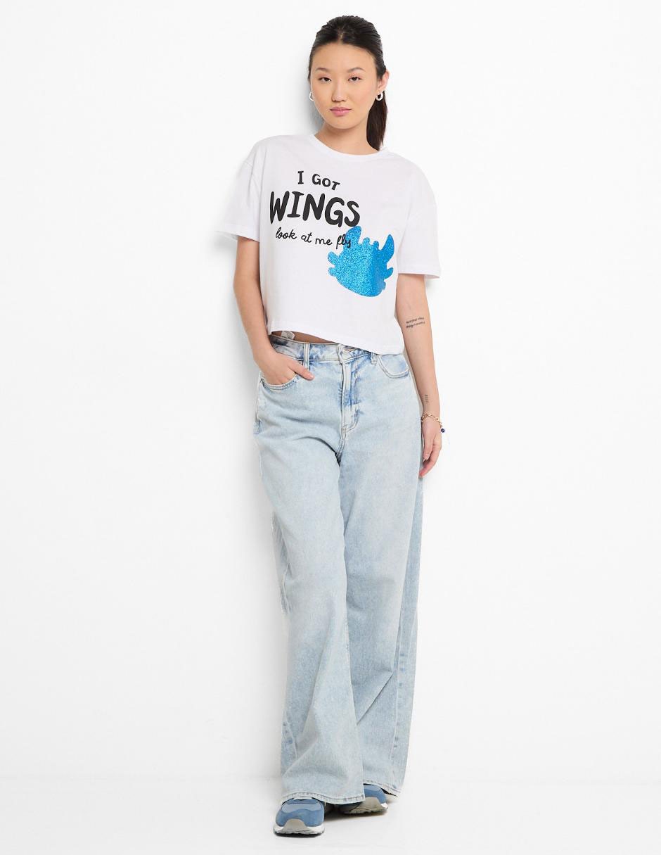 Playera manga corta cuello redondo para mujer 3