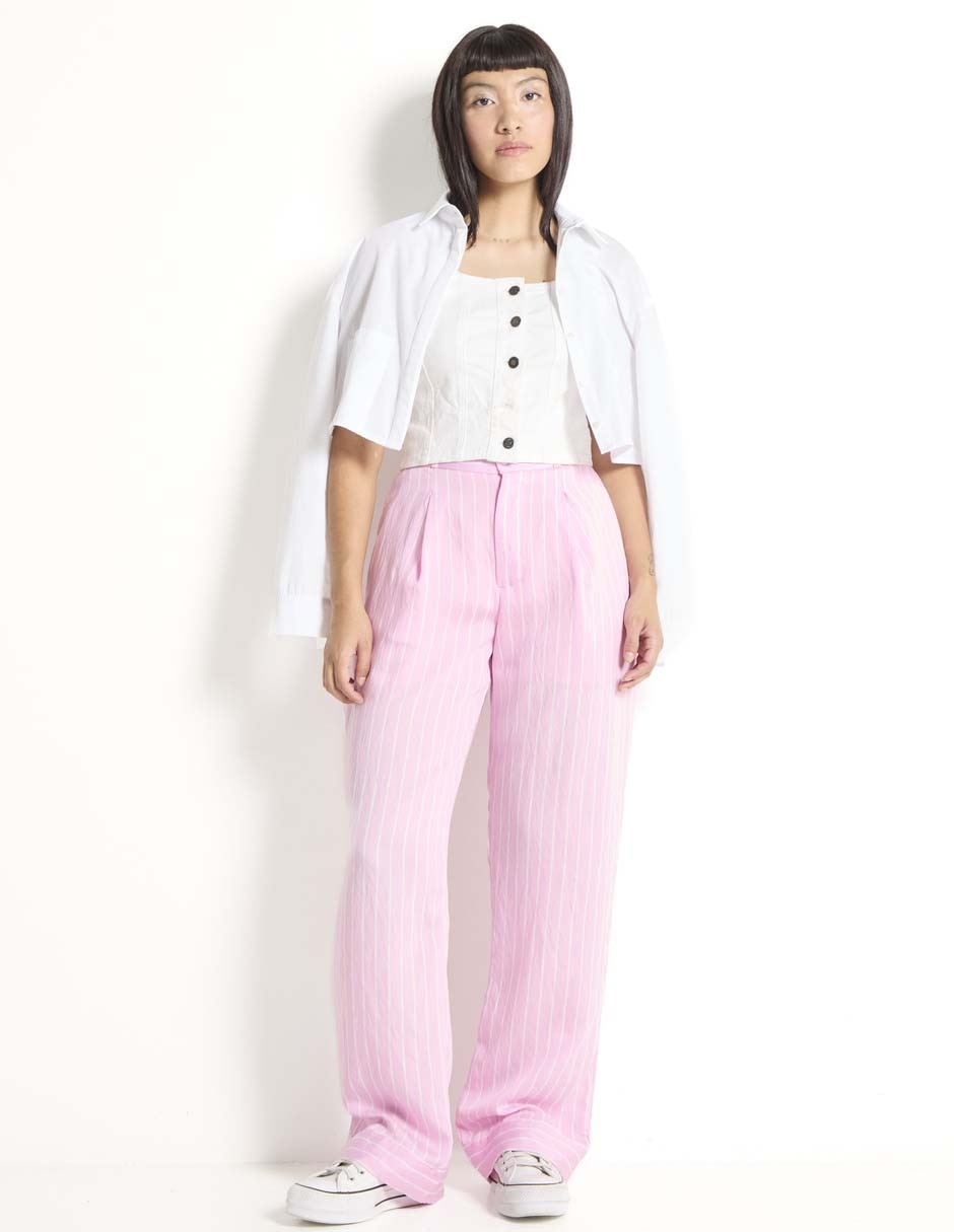 Pantalón regular straight para mujer 3