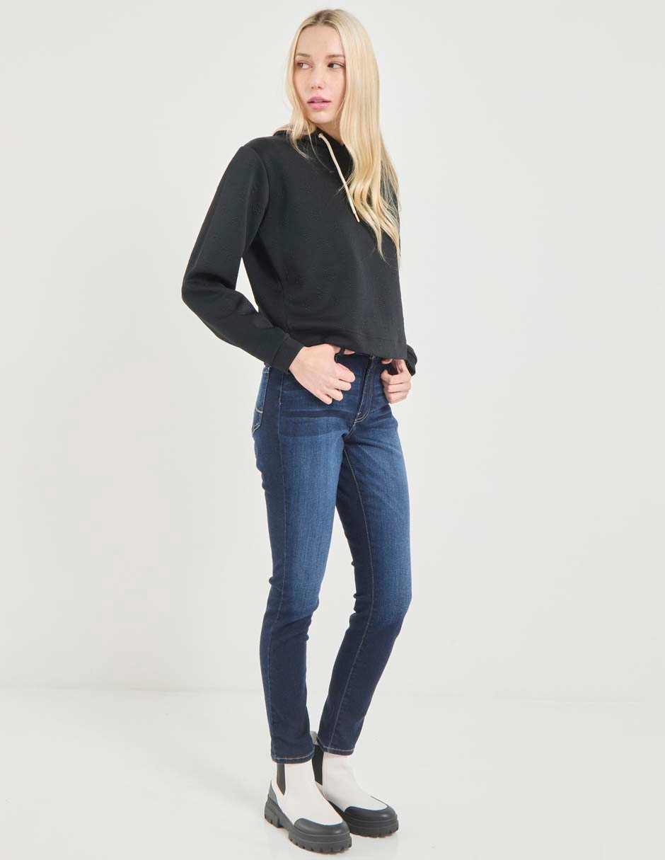 Jeans skinny corte cintura para mujer 3