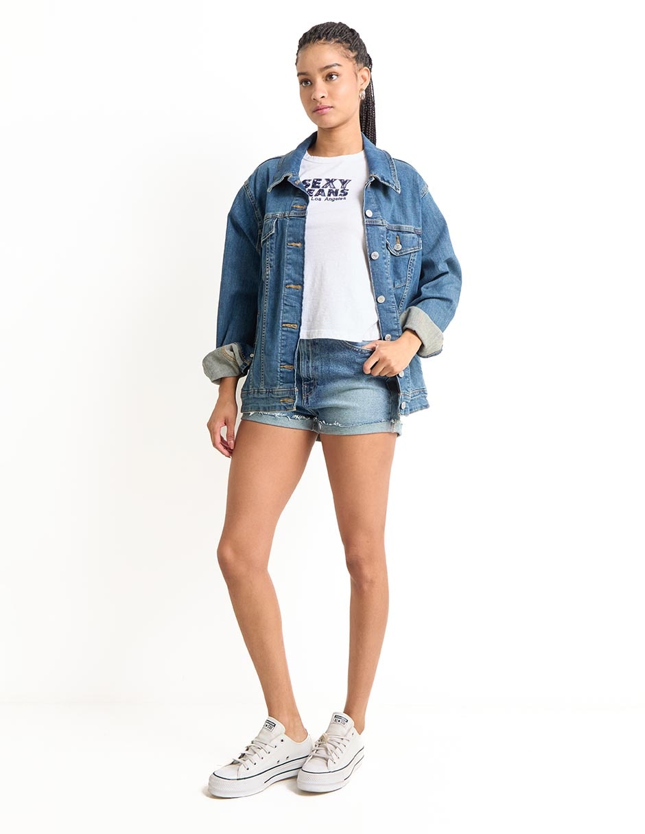 Short de mezclilla para mujer 3