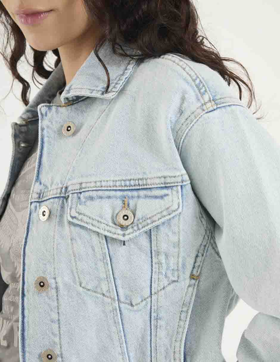 Chamarra denim para mujer 4