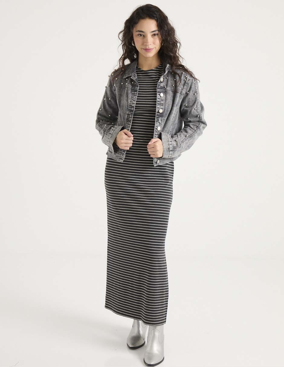 Vestido largo casual para mujer 3