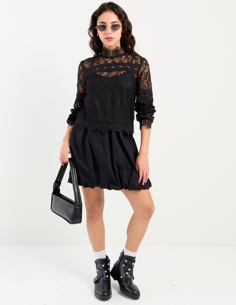 Blusa manga larga para mujer 3