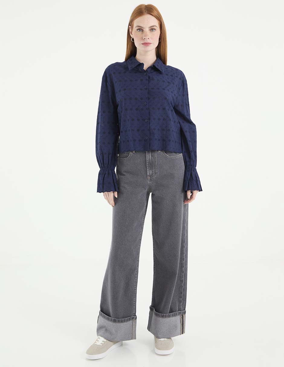 Jeans amplio para mujer 3