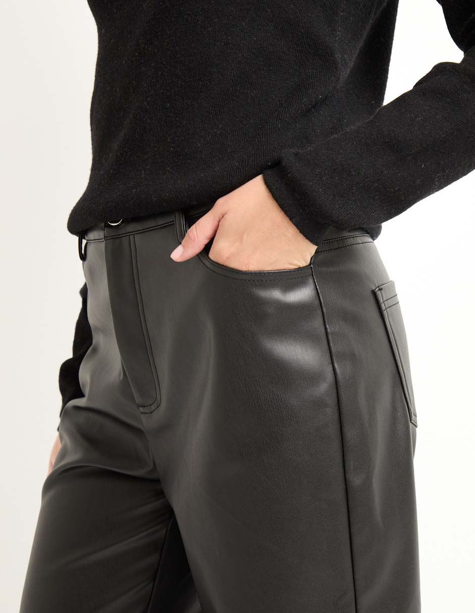 Pantalón de vestir straight para mujer 4