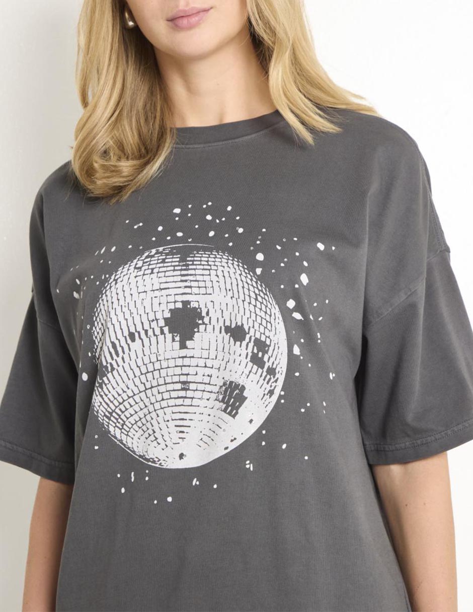 Playera manga corta cuello redondo para mujer 4