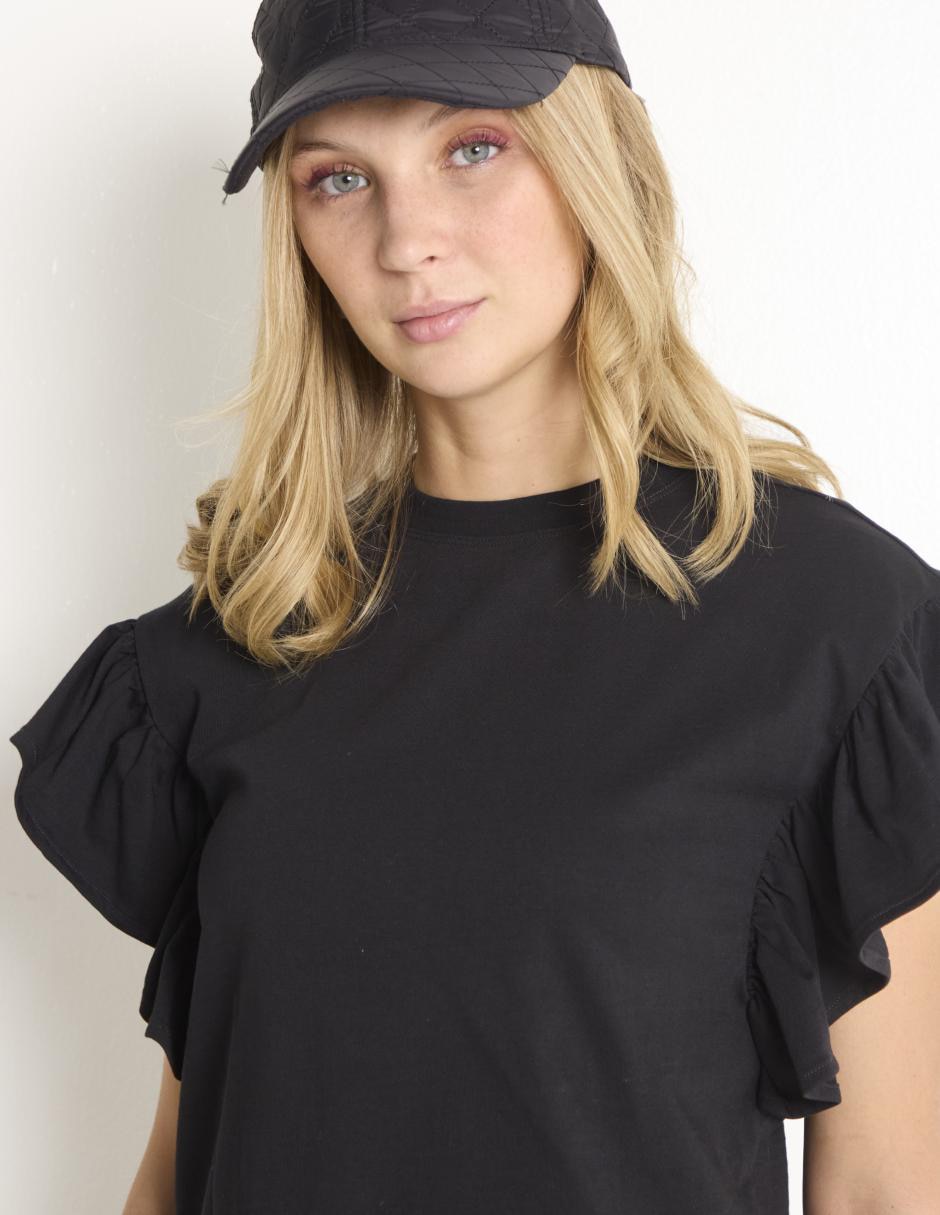 Blusa manga corta para mujer 4