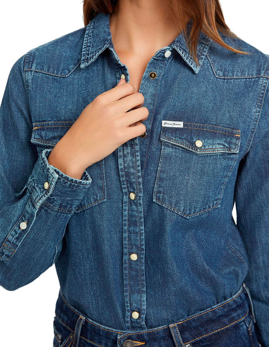 Blusa manga larga para mujer 4