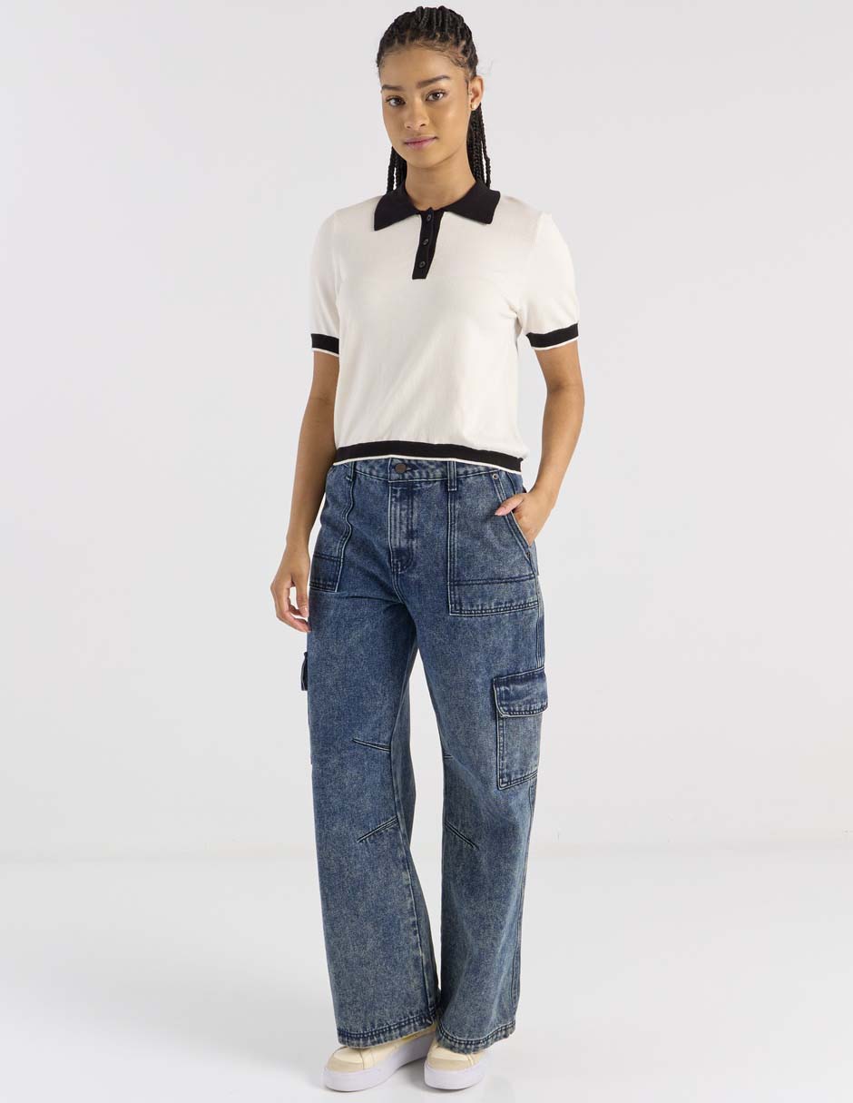 Playera tipo polo para mujer 3