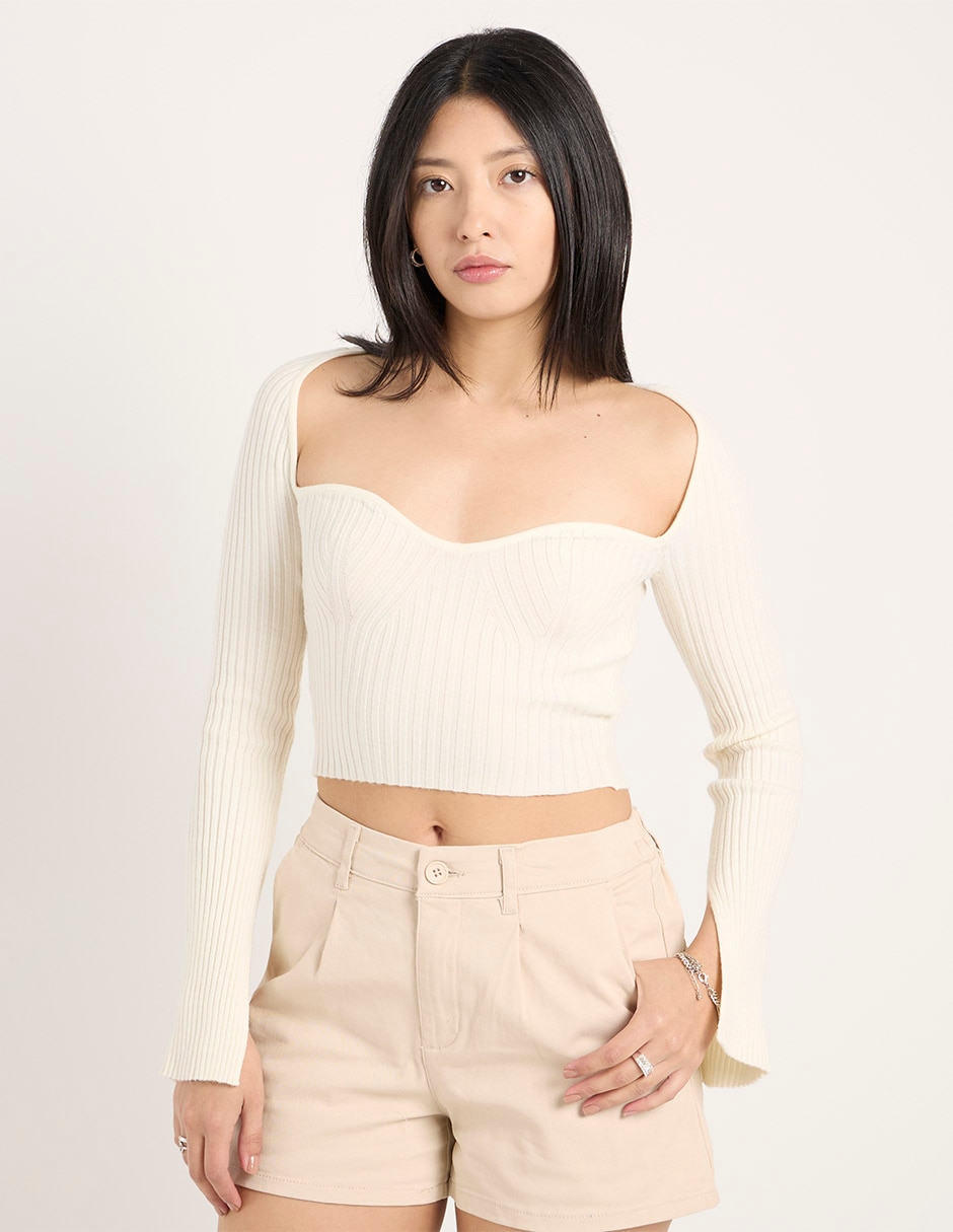 Top escote corazón