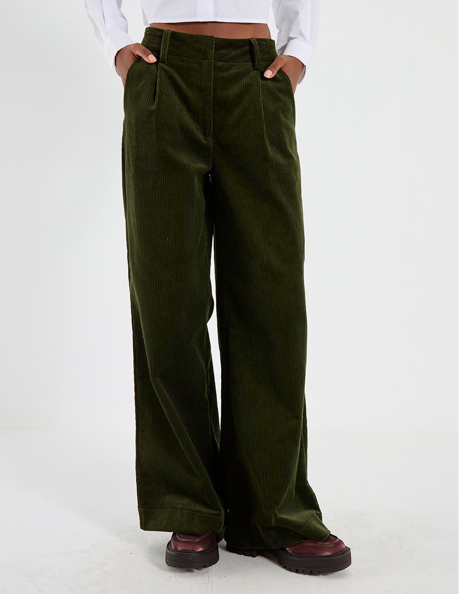 Pantalón plisado That'S It regular para mujer
