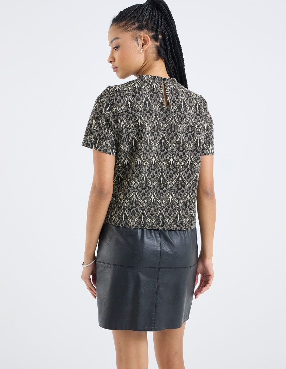 Blusa manga corta para mujer 2
