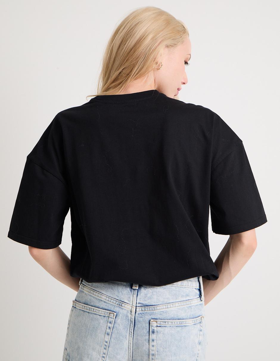 Playera manga al codo That's It cuello redondo para mujer