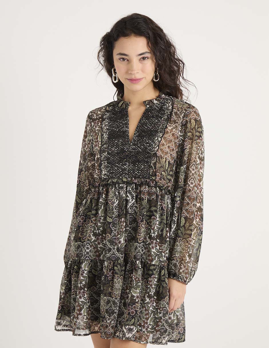 Vestido corto casual para mujer