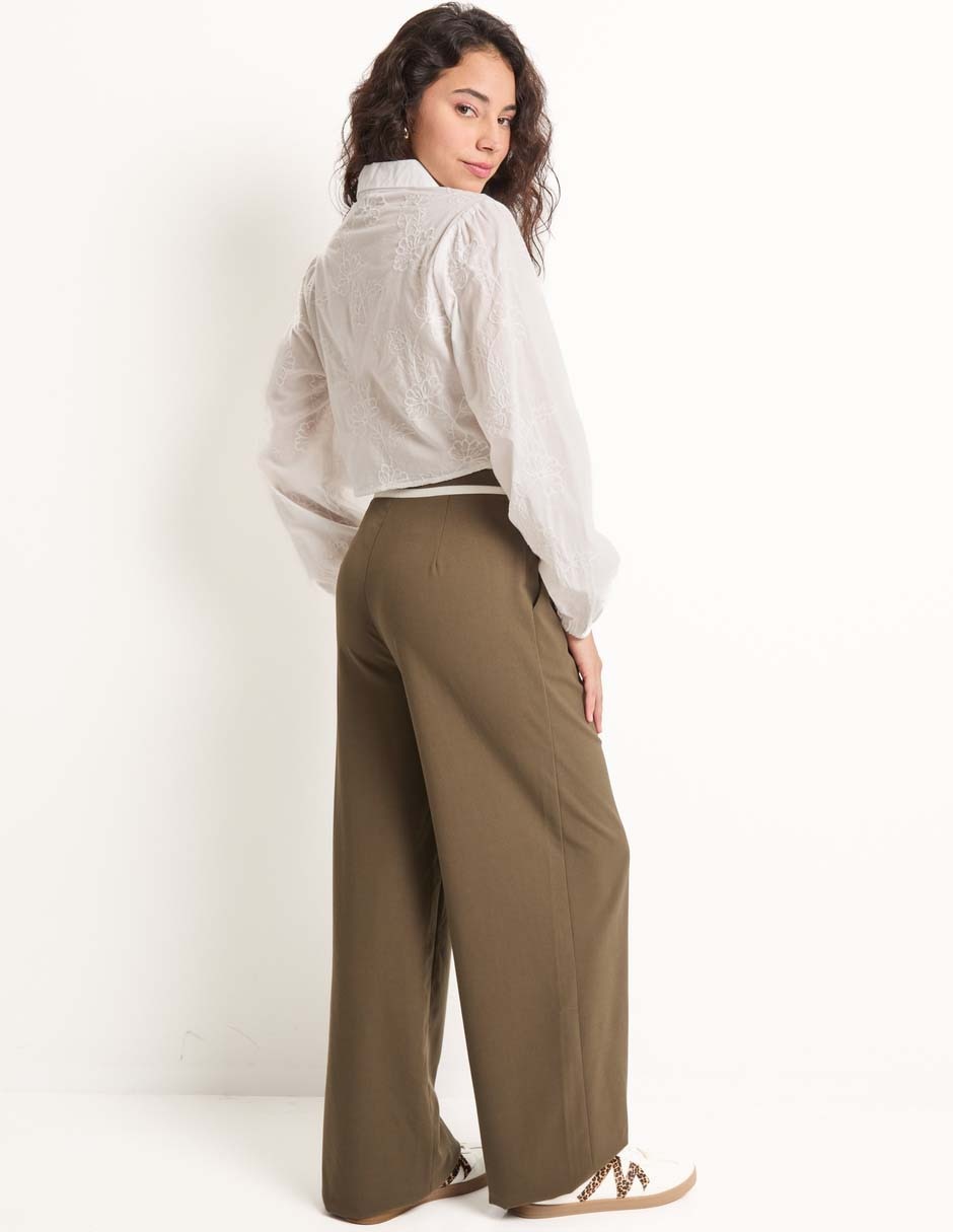 Pantalón relaxed amplio para mujer 2