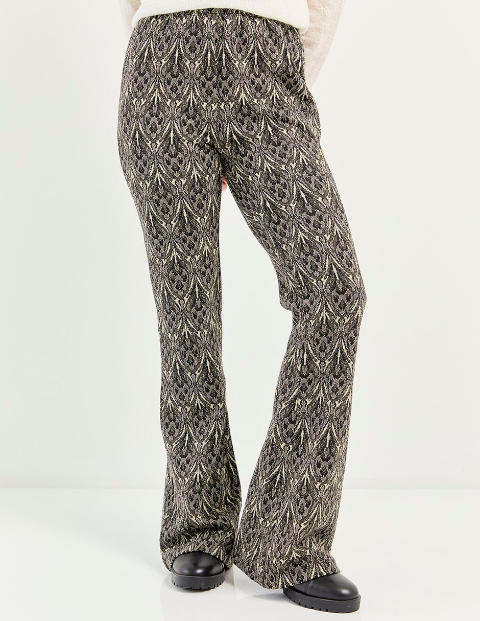 Pantalón acampanado para mujer