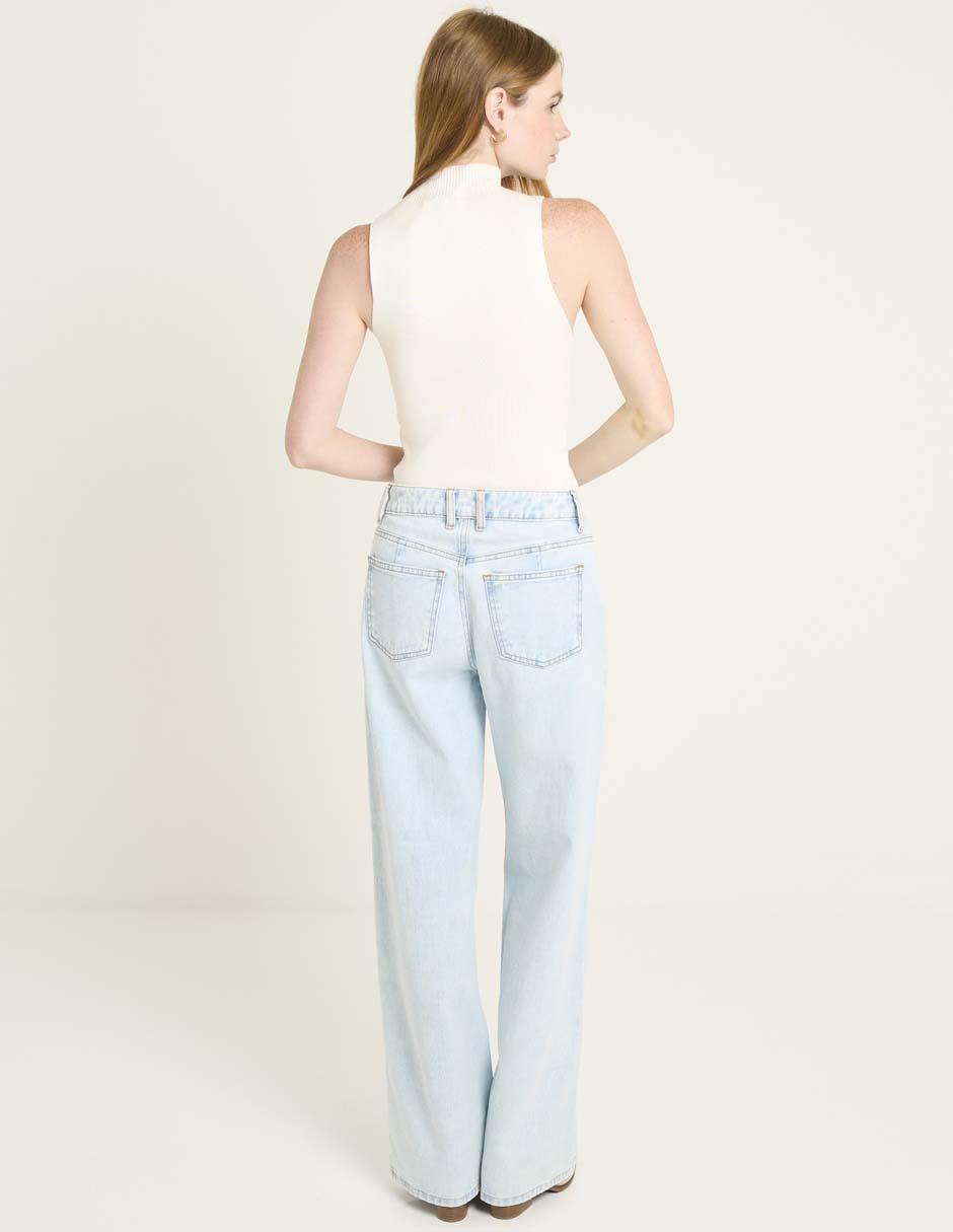 Jeans straight para mujer 2