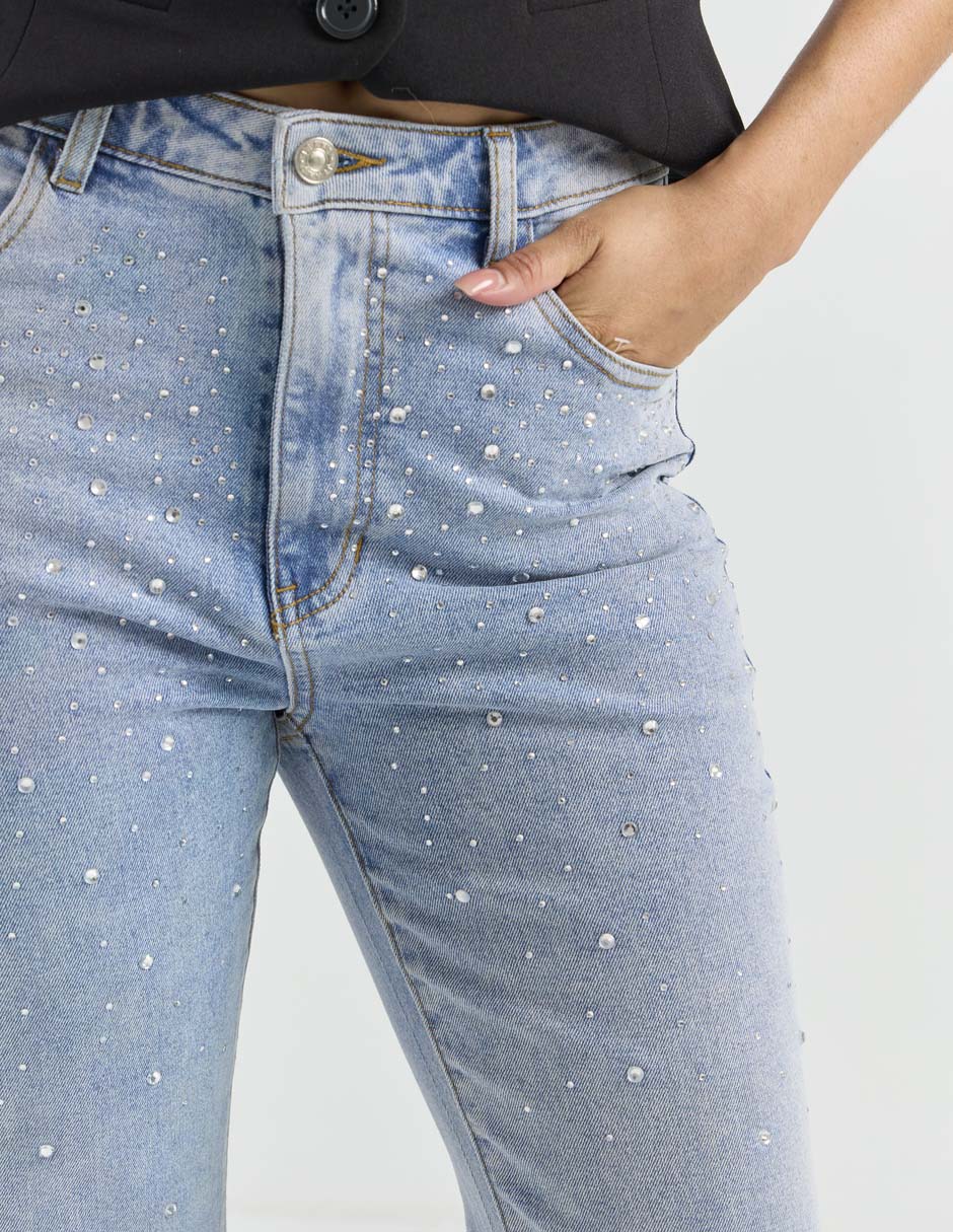 Jeans relaxed boot para mujer 4